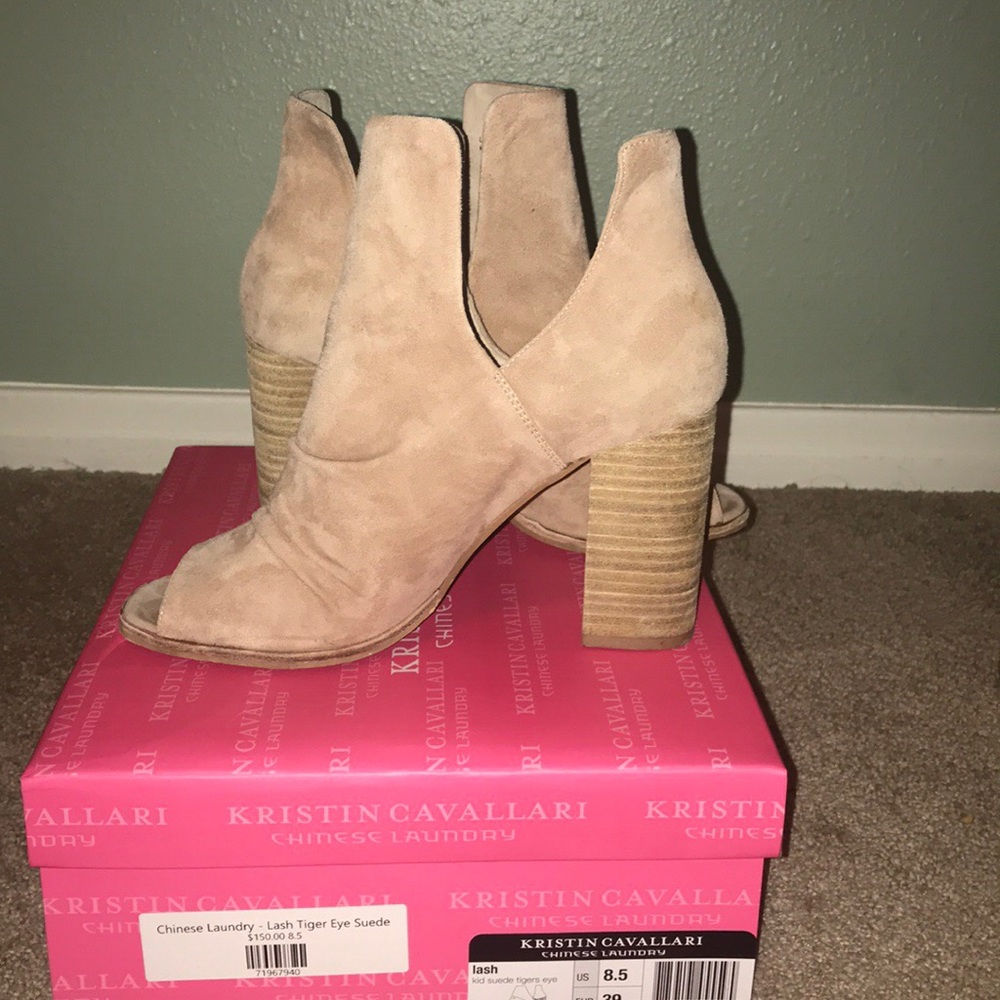 Chinese laundry kristin cavallari peep toe bootie